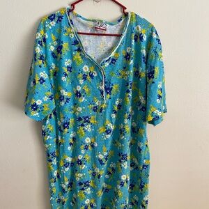 NY5 Sleepwear Nightgown One Size Fits All